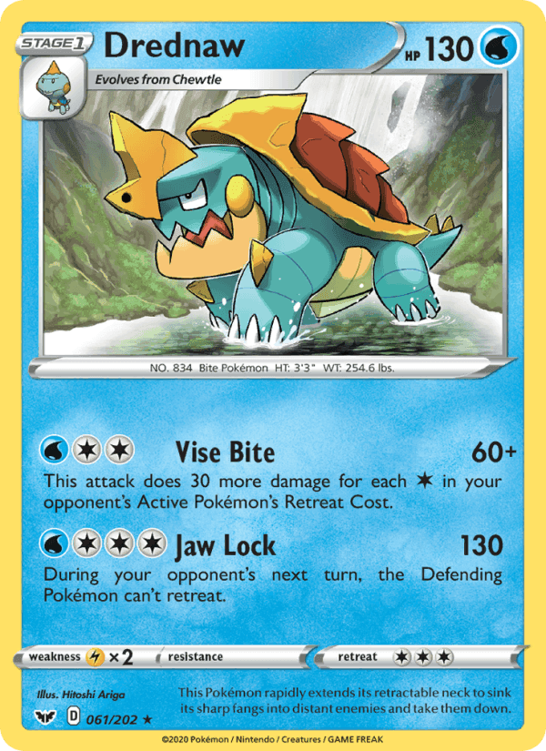 Drednaw, card 61 from Sword & Shield
