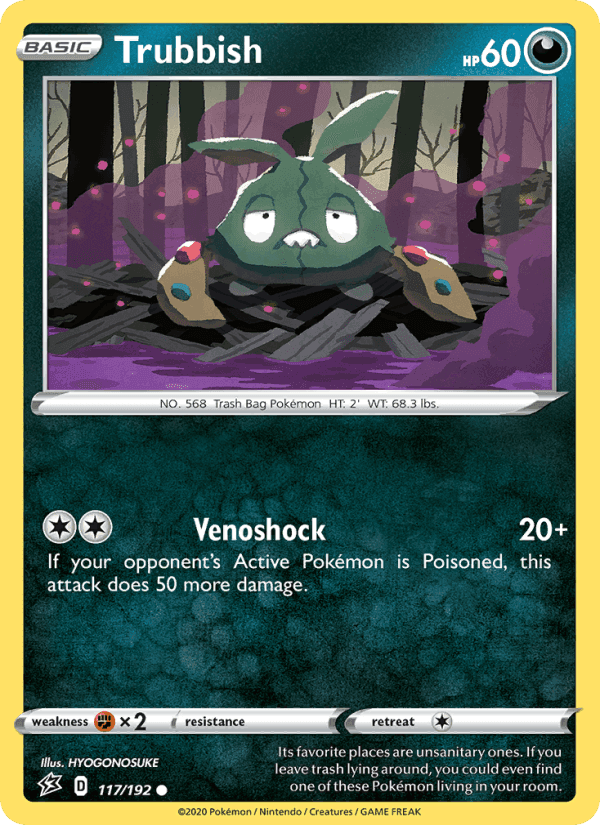 Trubbish, card 117 from Rebel Clash
