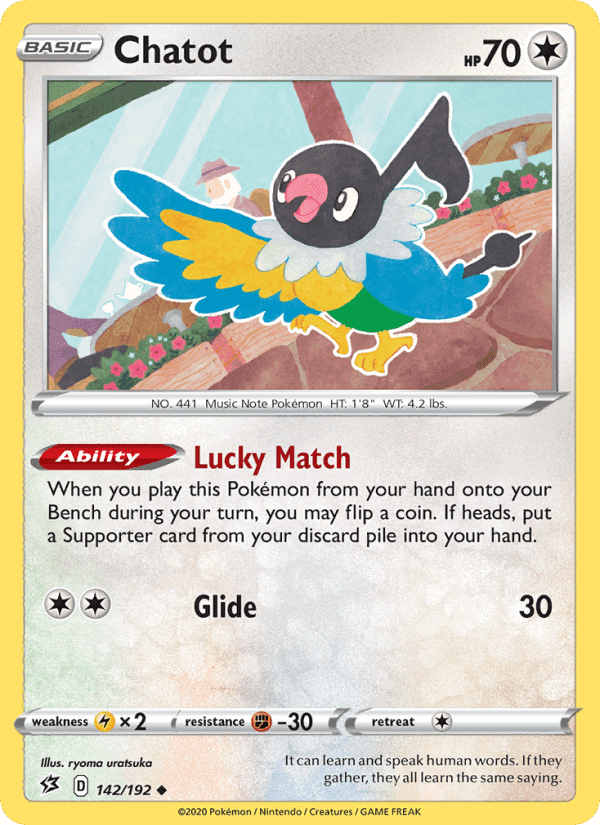 Chatot, card 142 from Rebel Clash