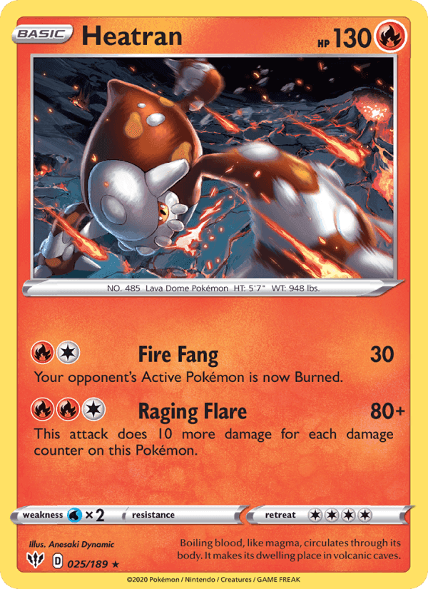 Darkness Ablaze の 25 番、Heatran