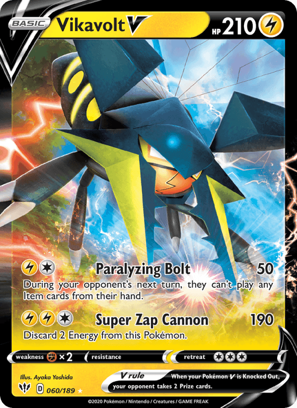 Vikavolt V, card 60 from Darkness Ablaze