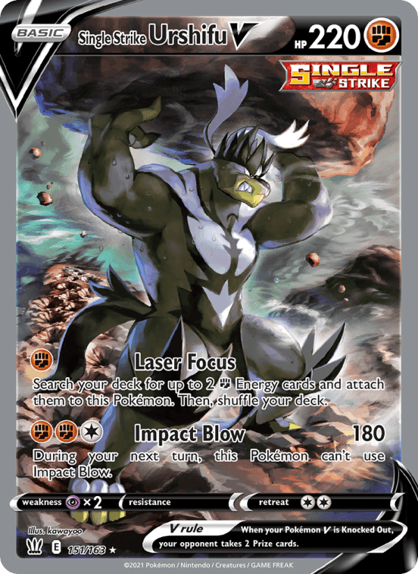 Single Strike Urshifu V, carta 151 de Battle Styles