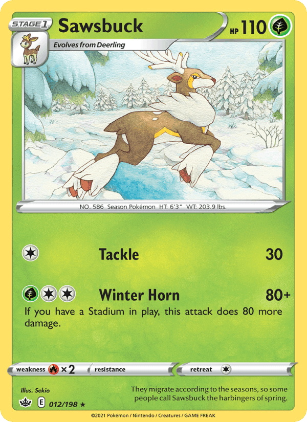Sawsbuck, carta 12 di Chilling Reign