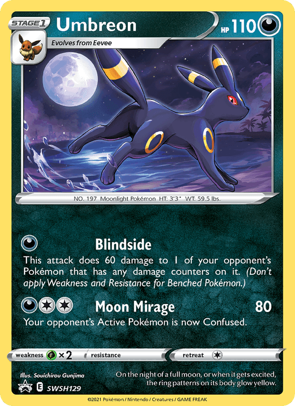 Umbreon, carta SWSH129 de ESES Promos