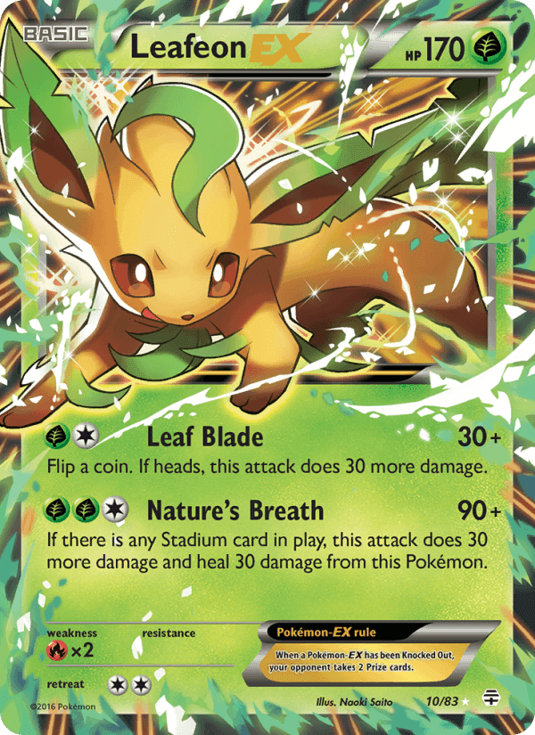 Leafeon EX, carta 10 de Gerações