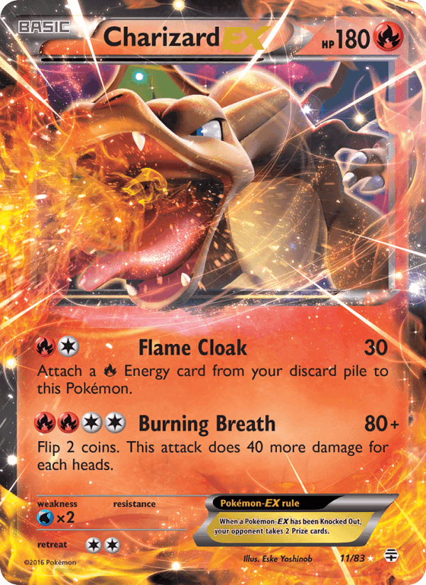 Charizard EX, card 11 from Generations