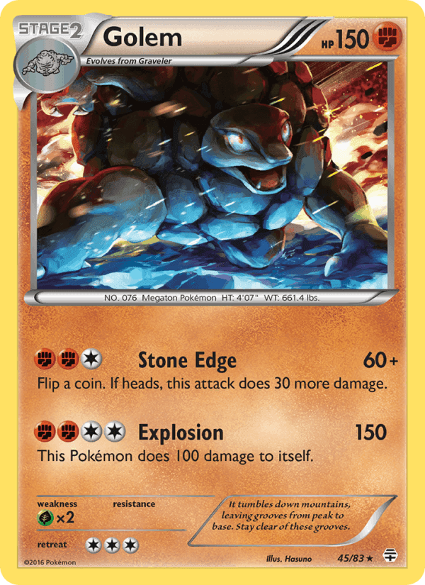 Golem, card 45 from Generations