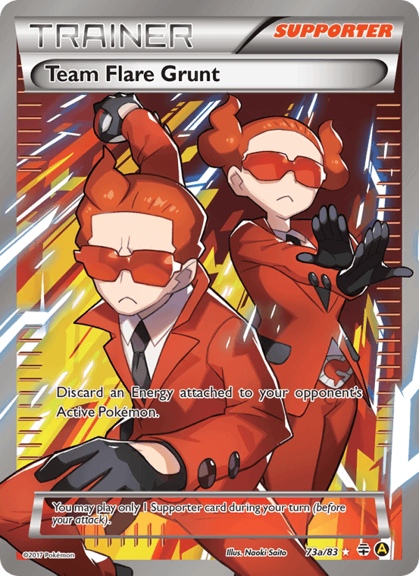 Team Flare Grunt, carta 73 di Generazioni