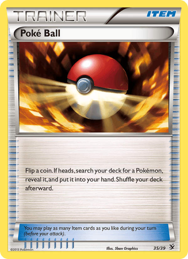 Poké Ball, carta 35 de Kalos Starter Set