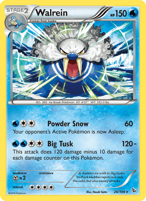 Walrein, carta 26 di Flashfire