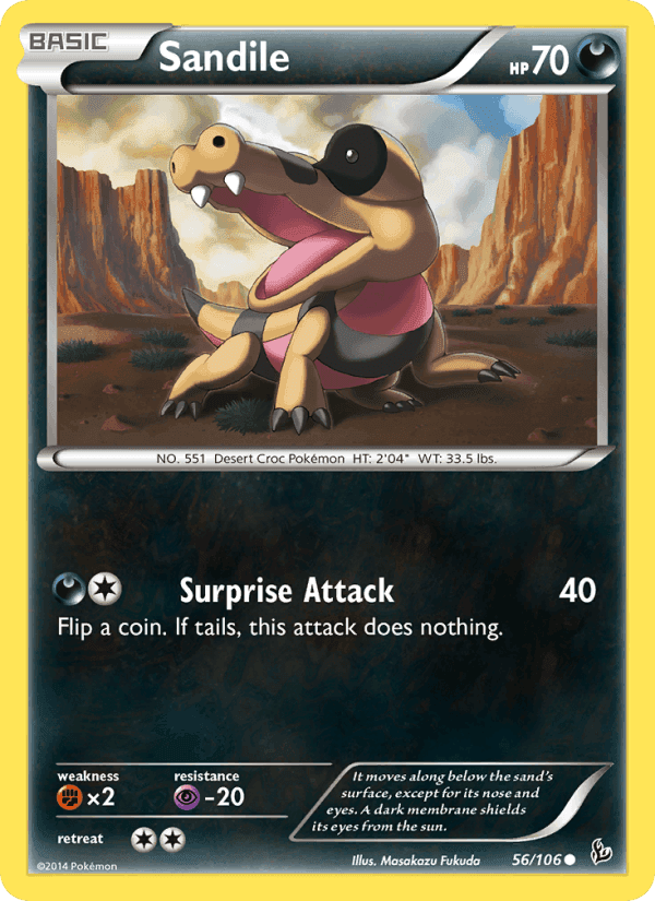 Sandile, carta 56 di Flashfire