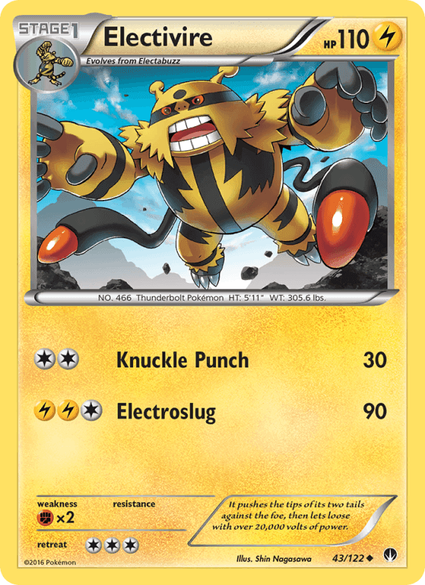 Electivire, card 43 from BREAKpoint