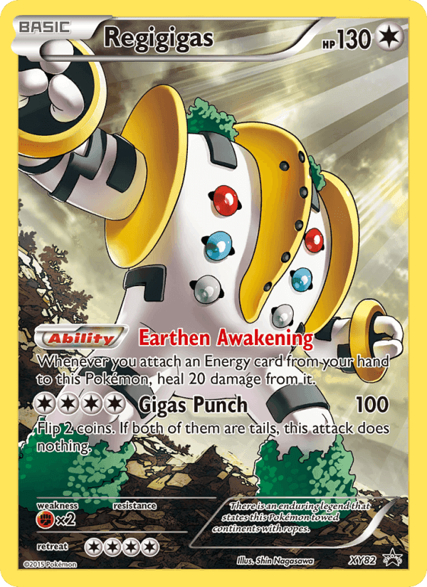 Regigigas, carta XY82 di XY Promo