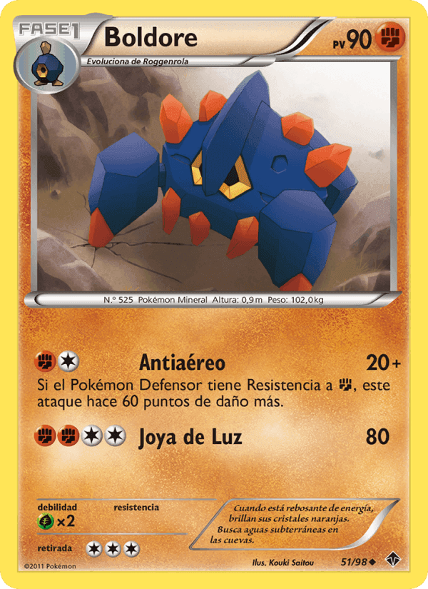 Boldore, carta 51 de Fuerzas Emergentes