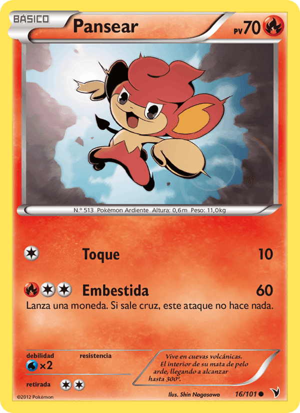 Pansear, carta 16 de Nobles Victorias