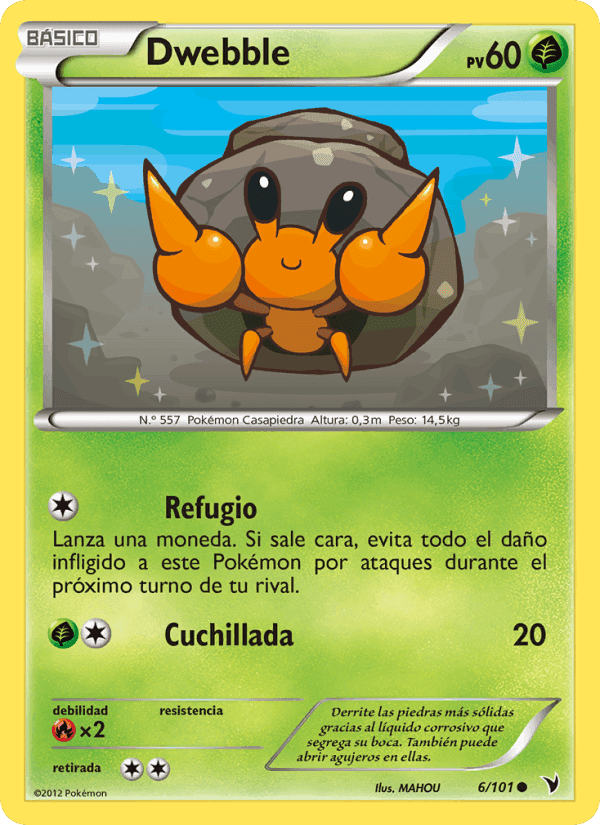 Dwebble, carta 6 de Nobles Victorias