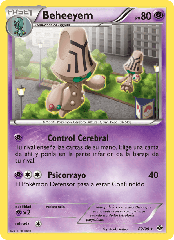 Beheeyem, carta 62 de Próximos Destinos