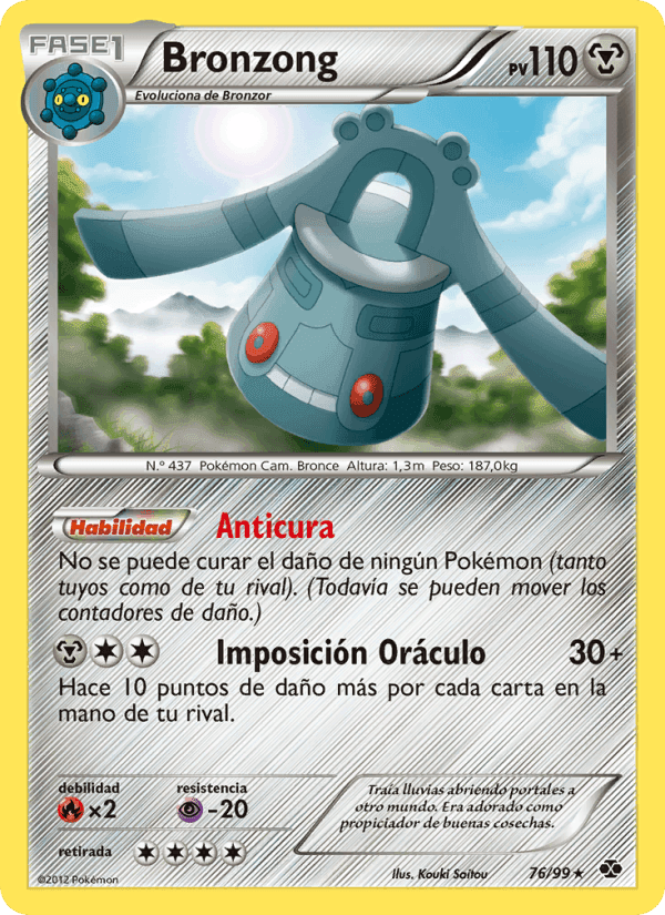 Bronzong, carta 76 de Próximos Destinos
