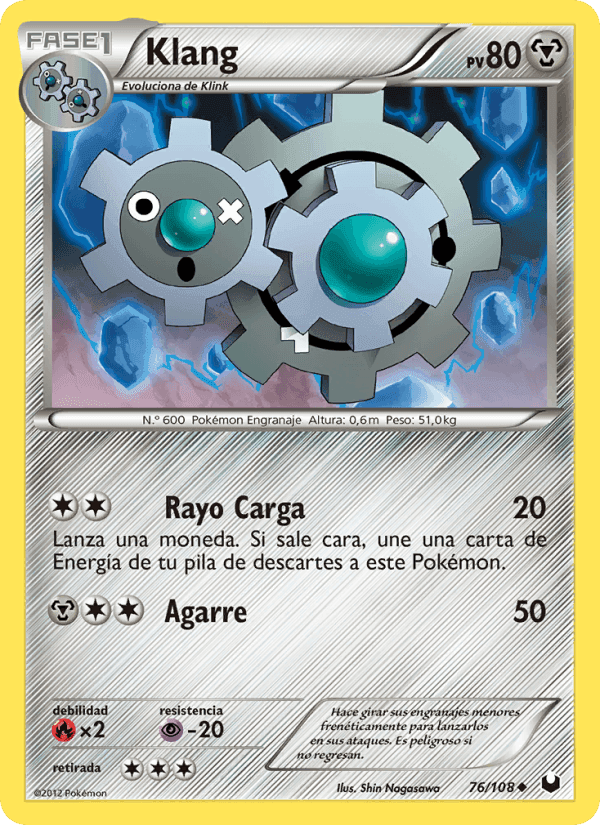 Klang, carta 76 de Oscuros Exploradores