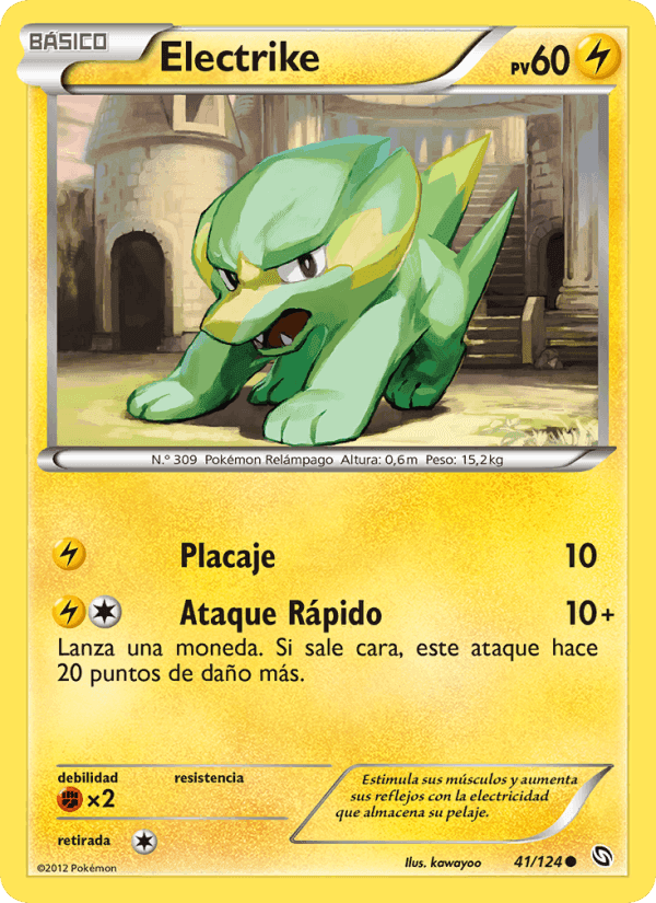 Electrike, carta 41 di Dragones Majestuosos