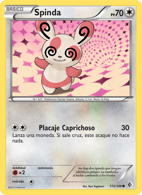Spinda, card 115 from Fronteras Cruzadas