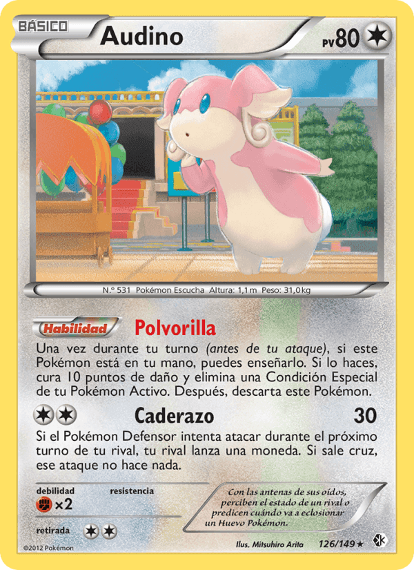 Audino, carta 126 di Fronteras Cruzadas
