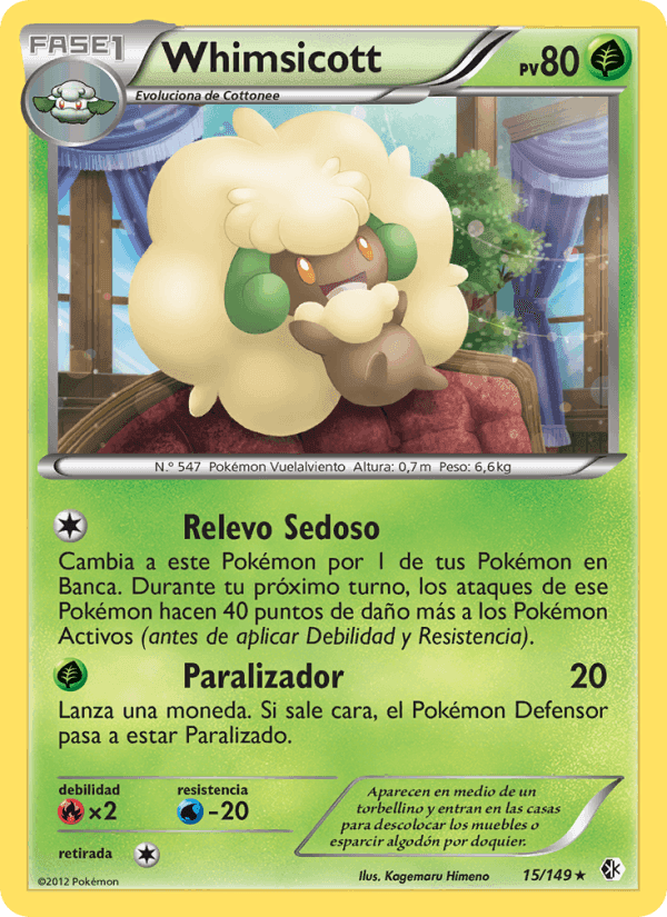 Whimsicott, carta 15 de Fronteras Cruzadas
