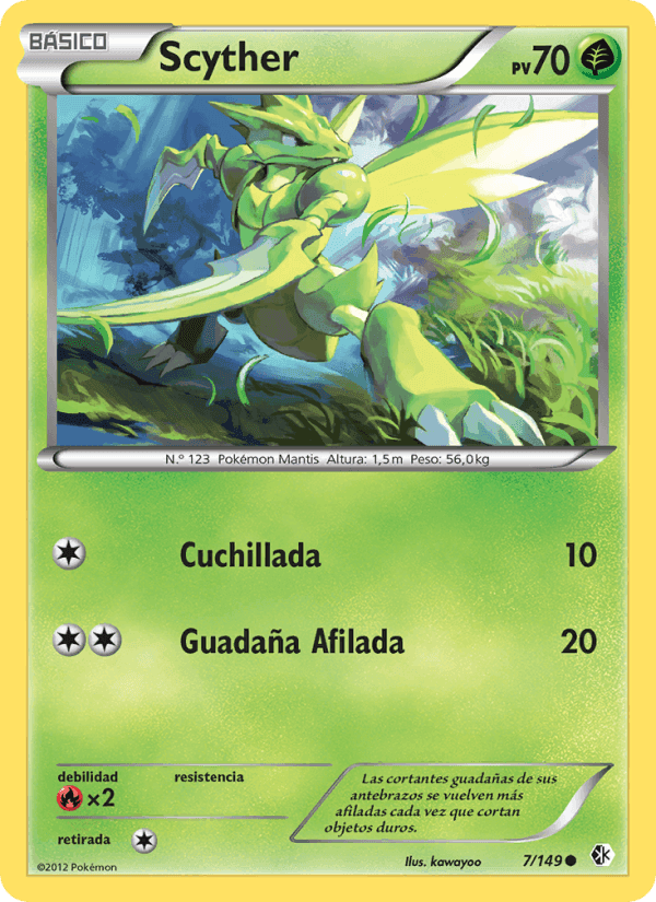 Scyther, carta 7 di Fronteras Cruzadas