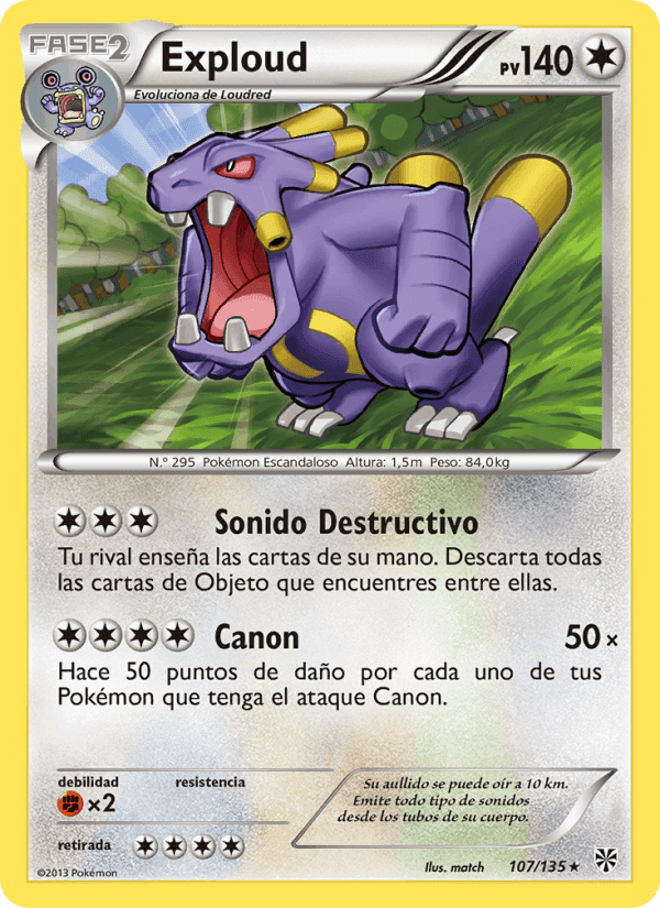 Exploud, carta 107 de Tormenta Plasma