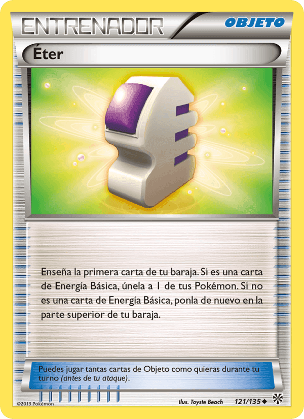 Éter, carta 121 de Tormenta Plasma
