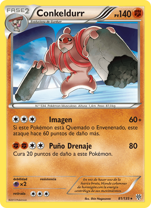 Conkeldurr, card 81 from Tormenta Plasma