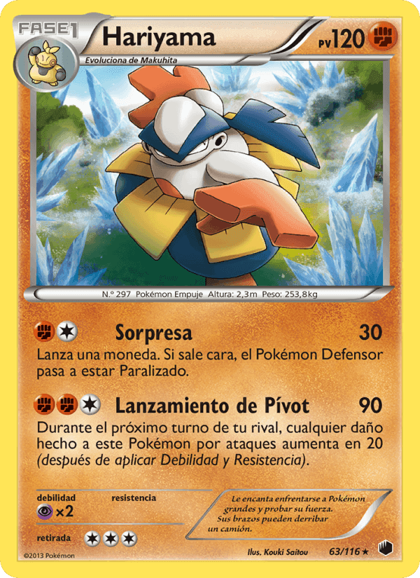 Hariyama, carta 63 de Glaciación Plasma