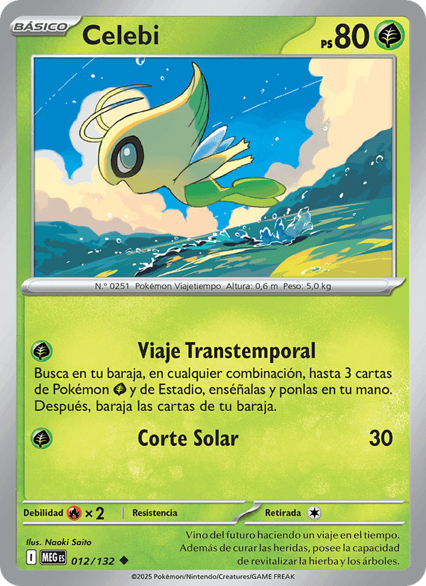 Celebi, carta 012 di Megaevolución