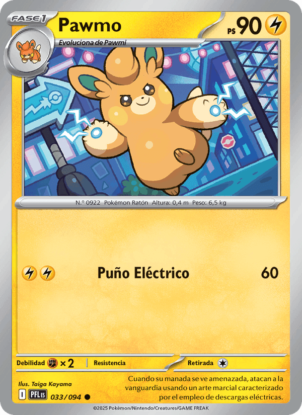 Pawmo, carta 033 de Fuegos Fantasmales