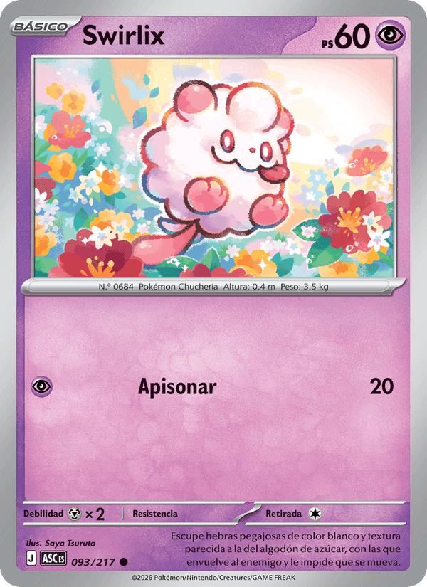 Swirlix, card 093 from Héroes Ascendentes