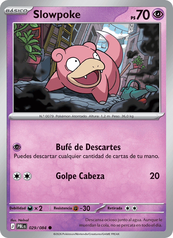 Slowpoke, card 029 from Oscuridad Absoluta