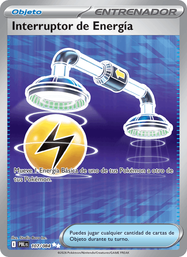 Interruptor de Energía, carta 107 de Oscuridad Absoluta