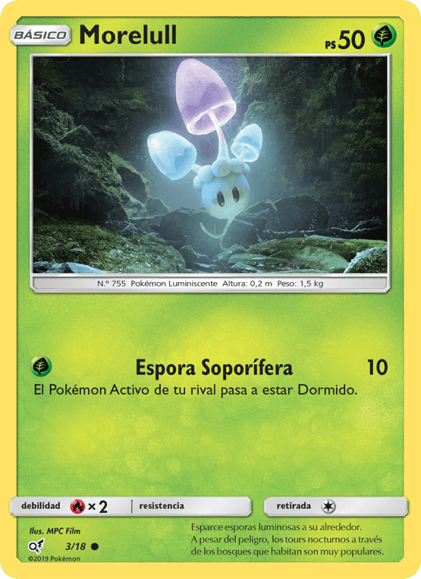 Morelull, carta 3 de Detective Pikachu