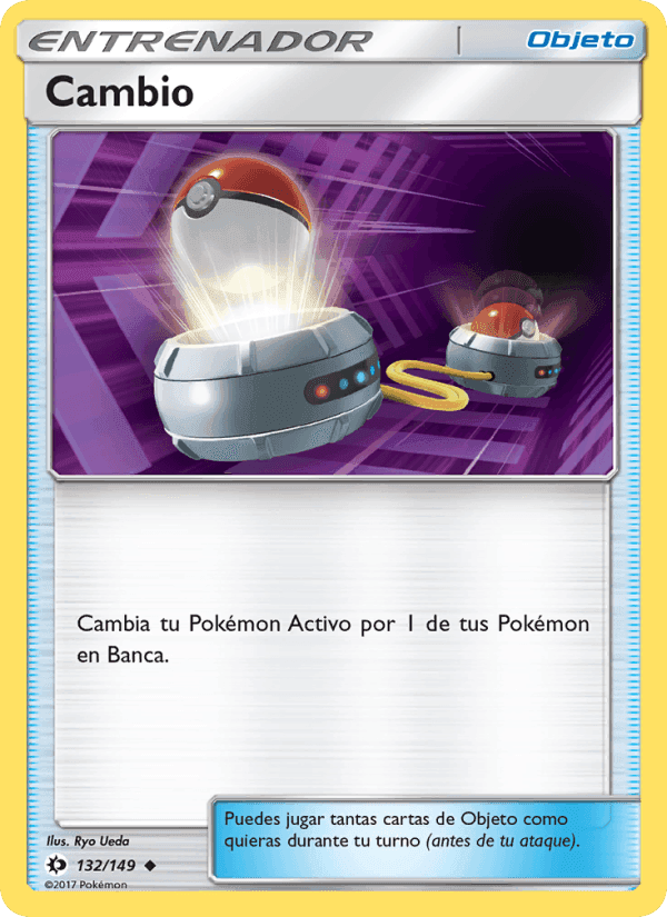 Cambio, carta 132 de Sol y Luna