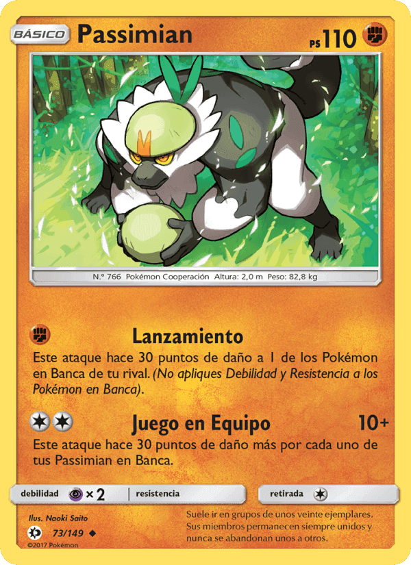 Passimian, card 73 from Sol y Luna