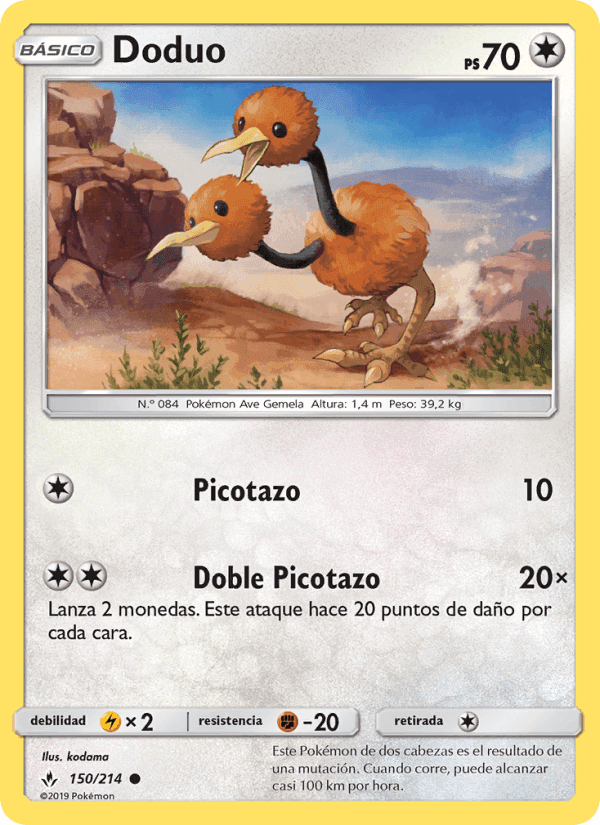 Doduo, carte 150 de Vínculos Indestructibles