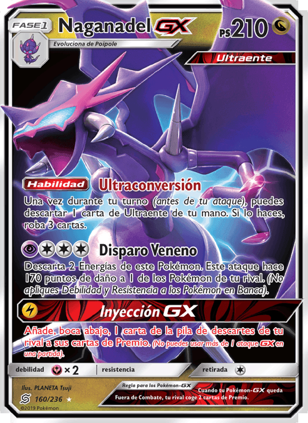Naganadel GX, card 160 from Mentes Unidas
