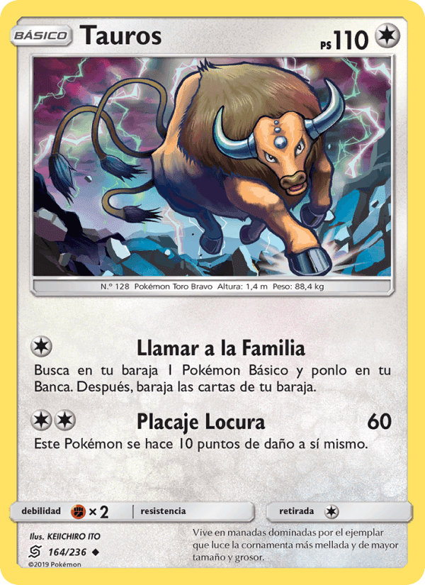 Tauros, card 164 from Mentes Unidas