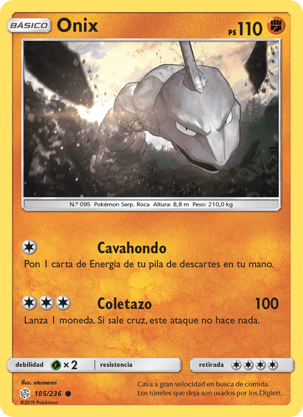 Onix, card 105 from Eclipse Cósmico