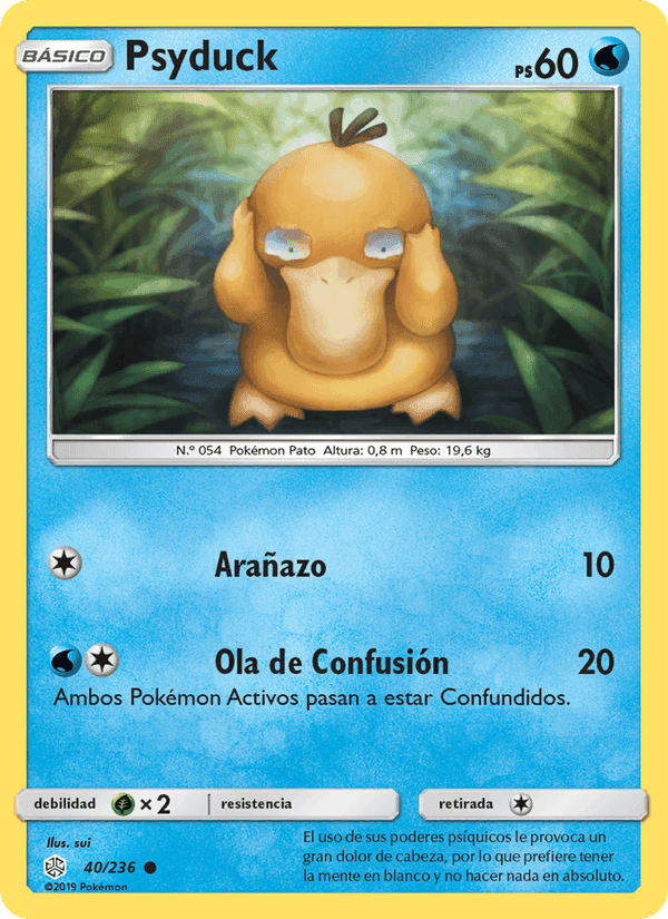 Psyduck, carta 40 de Eclipse Cósmico