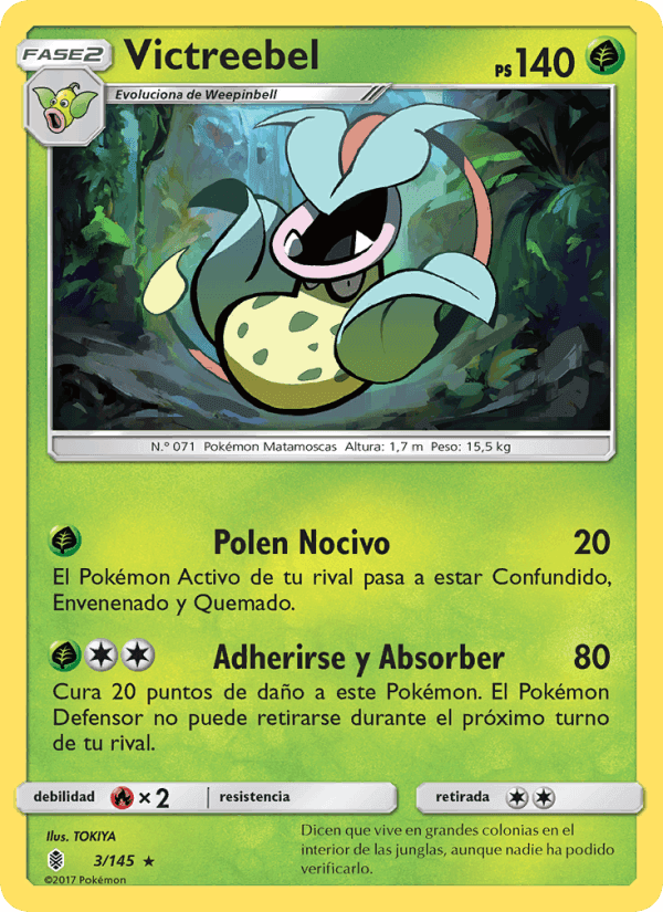 Victreebel, carta 3 de Albor de Guadianes