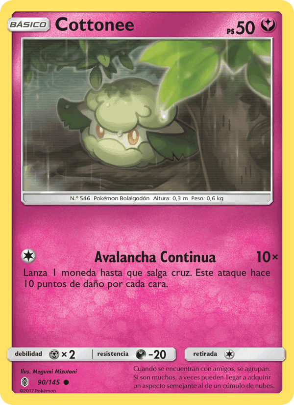 Cottonee, card 90 from Albor de Guadianes