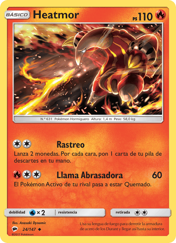 Heatmor, carta 24 de Sombras Ardientes
