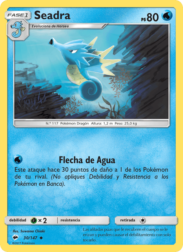 Seadra, carta 30 de Sombras Ardientes