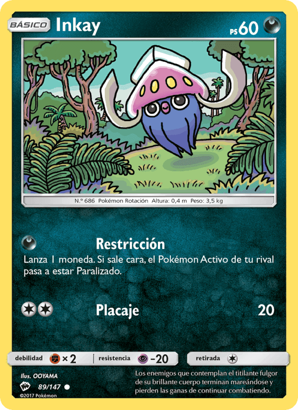 Inkay, carta 89 de Sombras Ardientes